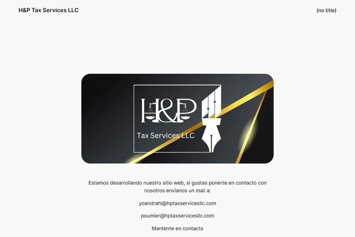 HP Tax Services — Taxes e inmigración